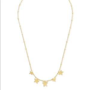 NWT KENDRA SCOTT STAR CHOKER IN GOLD